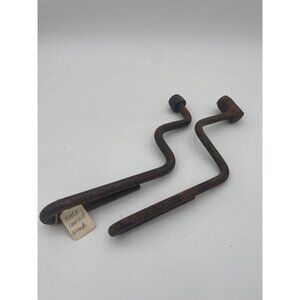 Handcrafted Iron Model A Wrench’s cast iron hand crank handle farm factory mach